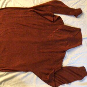 Men's Venezia Rusty Red Turtleneck Sweater
